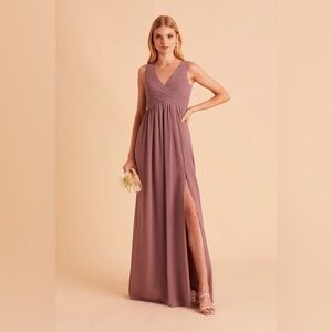 Birdy Grey Dark Mauve Maternity Dress